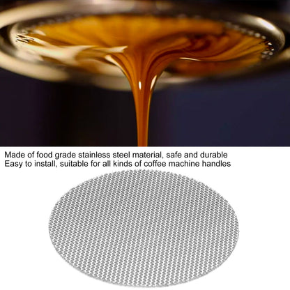 Coffee Portafilter Puck Screen Reusable 100um Filter Fineness Backwash Filter Screen Accessory58.5mm / 2.3in V1294-YM0523-3113210281213