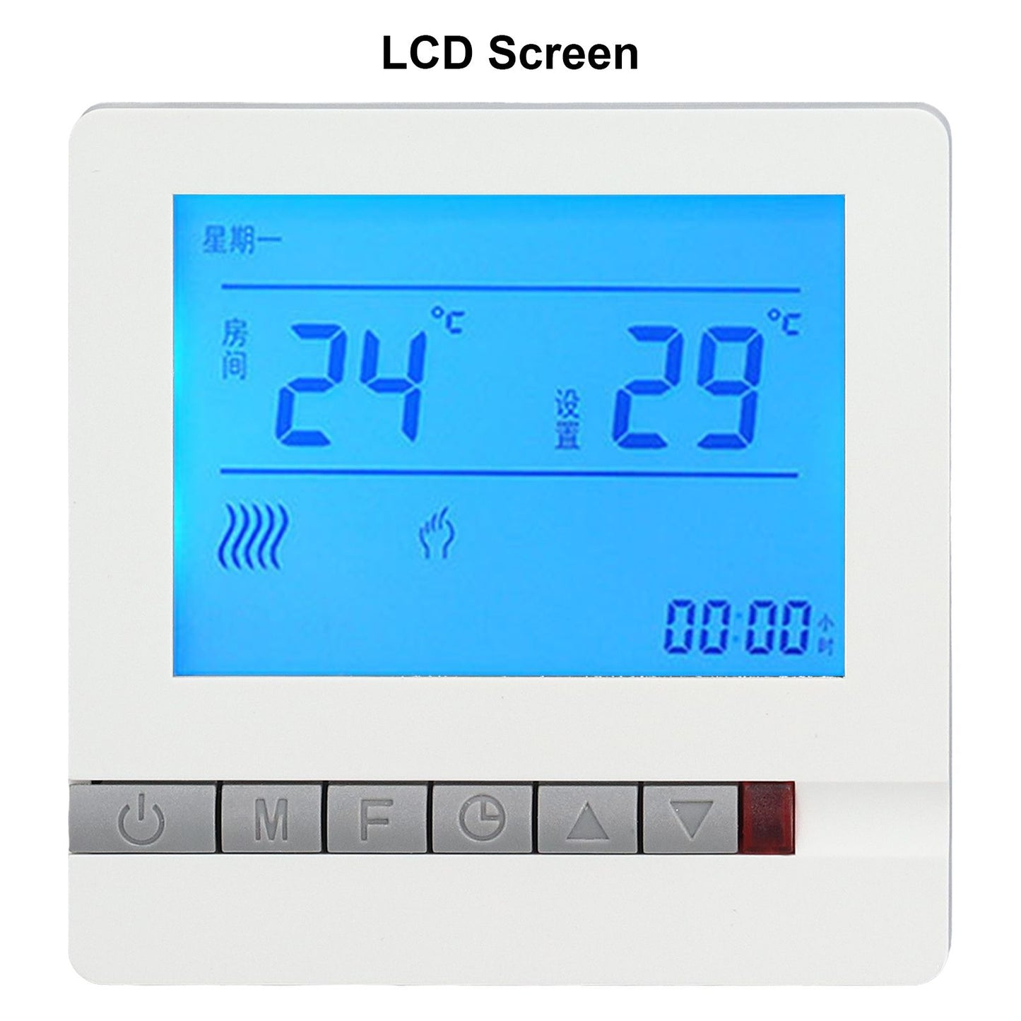 Thermostat LCD Screen High Accurate Temperature Sensor Overheat Protection Temperature Controller V1294-YM0523-3113210284911