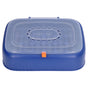 24 Eggs Containers ABS Egg Tray Storage Box Refrigerator Organizer Bins with Breathable VentsDark Blue V1294-YM0523-3113210304213