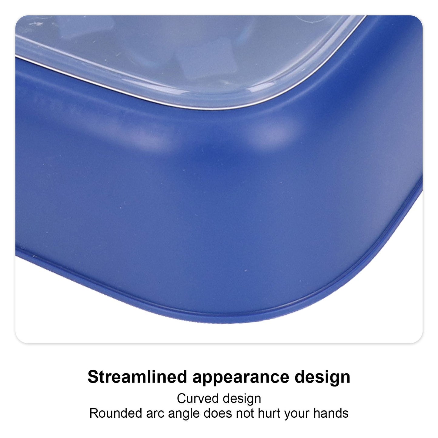 24 Eggs Containers ABS Egg Tray Storage Box Refrigerator Organizer Bins with Breathable VentsDark Blue V1294-YM0523-3113210304213