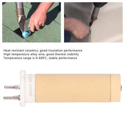 Welding Torch Heating Core 120V 1550W Ceramic Heating Tube Welder Heating Elements for Leisterr V1294-YM0523-3113210320211