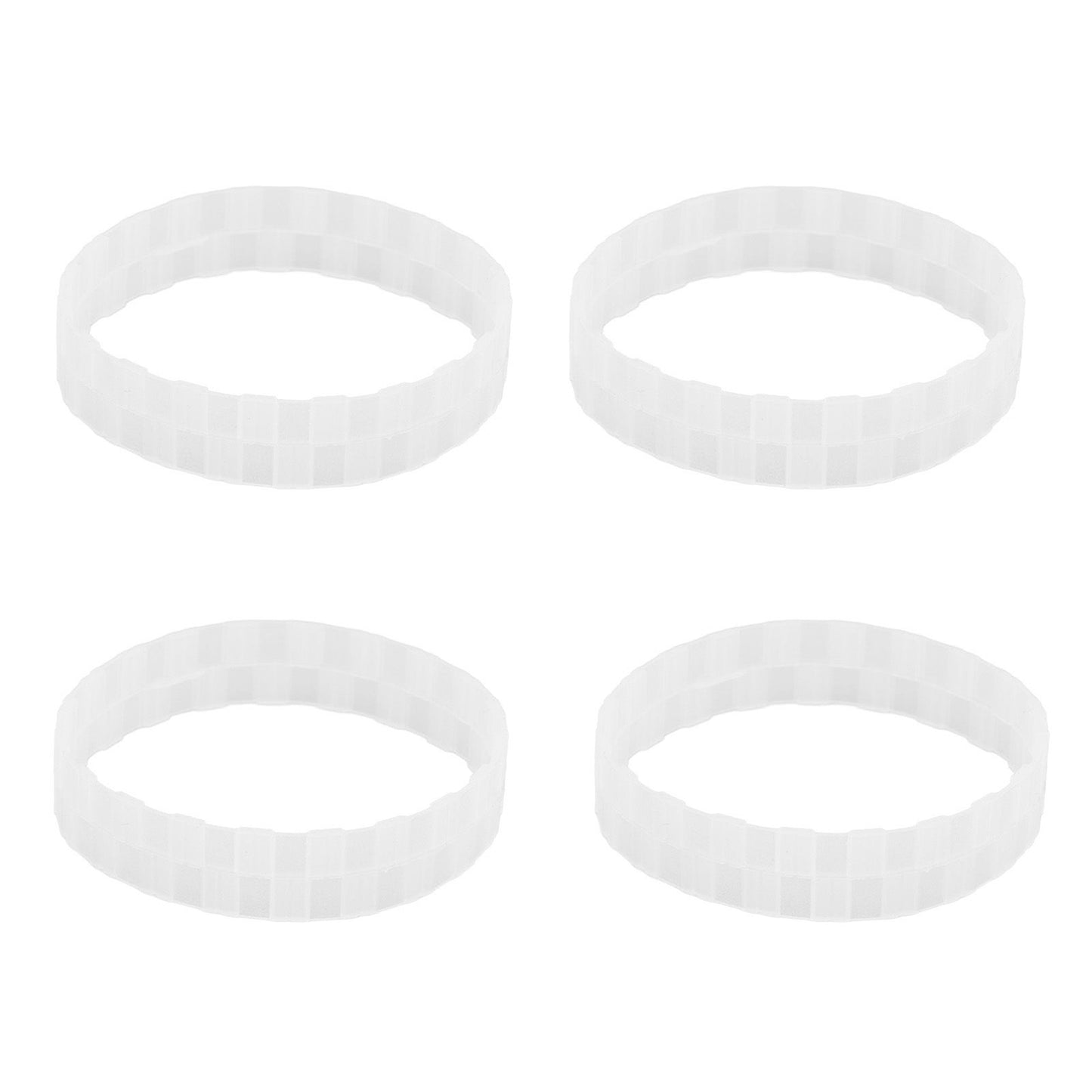 4Pcs Sweeping Robot Replacement Wheel Tire Rings Anti Wear Part for Xiaomi Sweeper V1294-YM0523-3113210321111