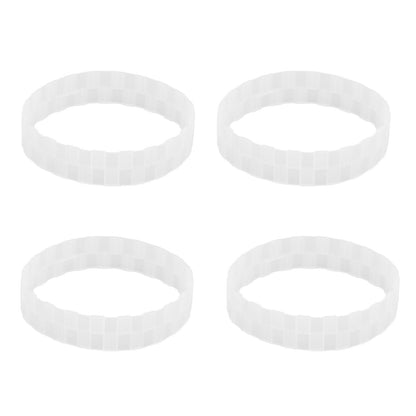 4Pcs Sweeping Robot Replacement Wheel Tire Rings Anti Wear Part for Xiaomi Sweeper V1294-YM0523-3113210321111