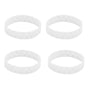 4Pcs Sweeping Robot Replacement Wheel Tire Rings Anti Wear Part for Xiaomi Sweeper V1294-YM0523-3113210321111