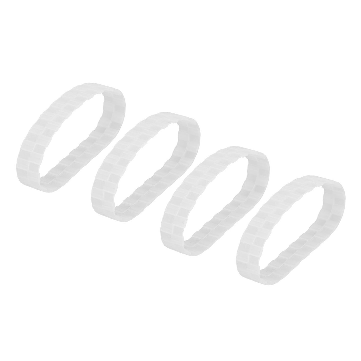 4Pcs Sweeping Robot Replacement Wheel Tire Rings Anti Wear Part for Xiaomi Sweeper V1294-YM0523-3113210321111