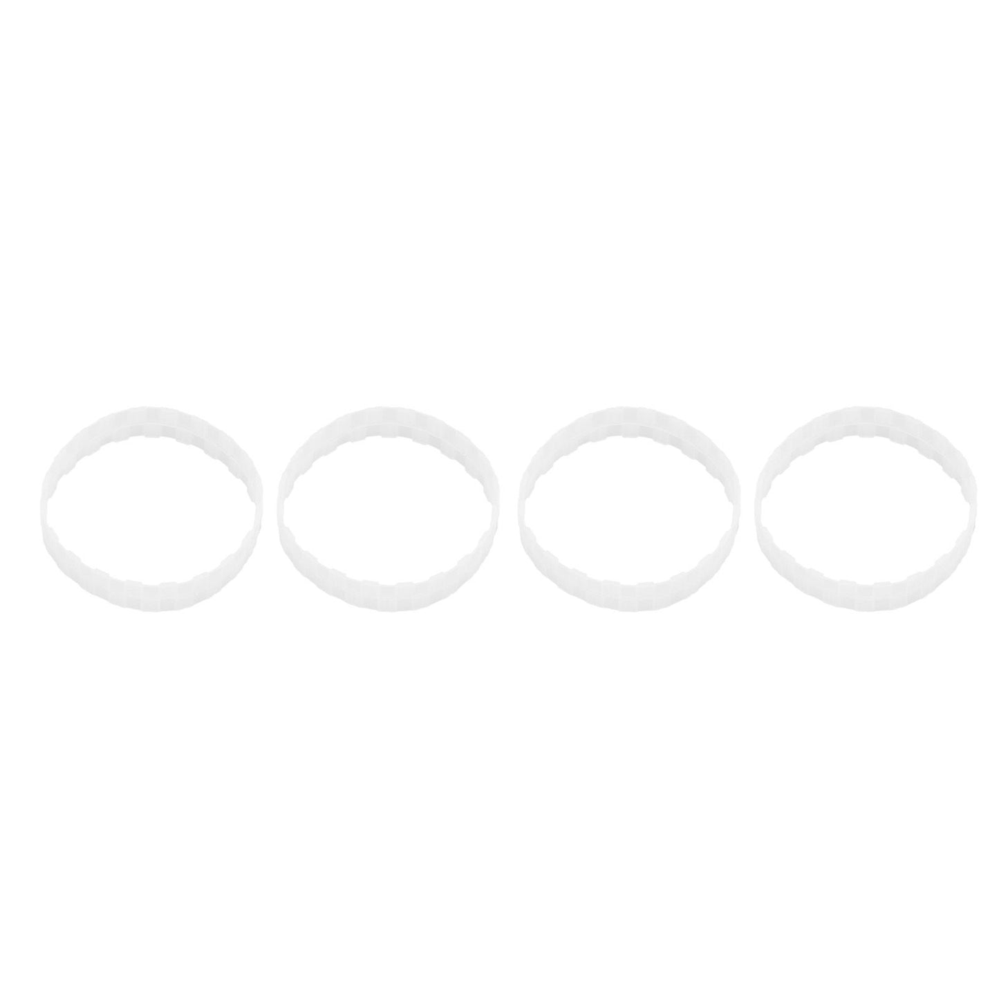 4Pcs Sweeping Robot Replacement Wheel Tire Rings Anti Wear Part for Xiaomi Sweeper V1294-YM0523-3113210321111