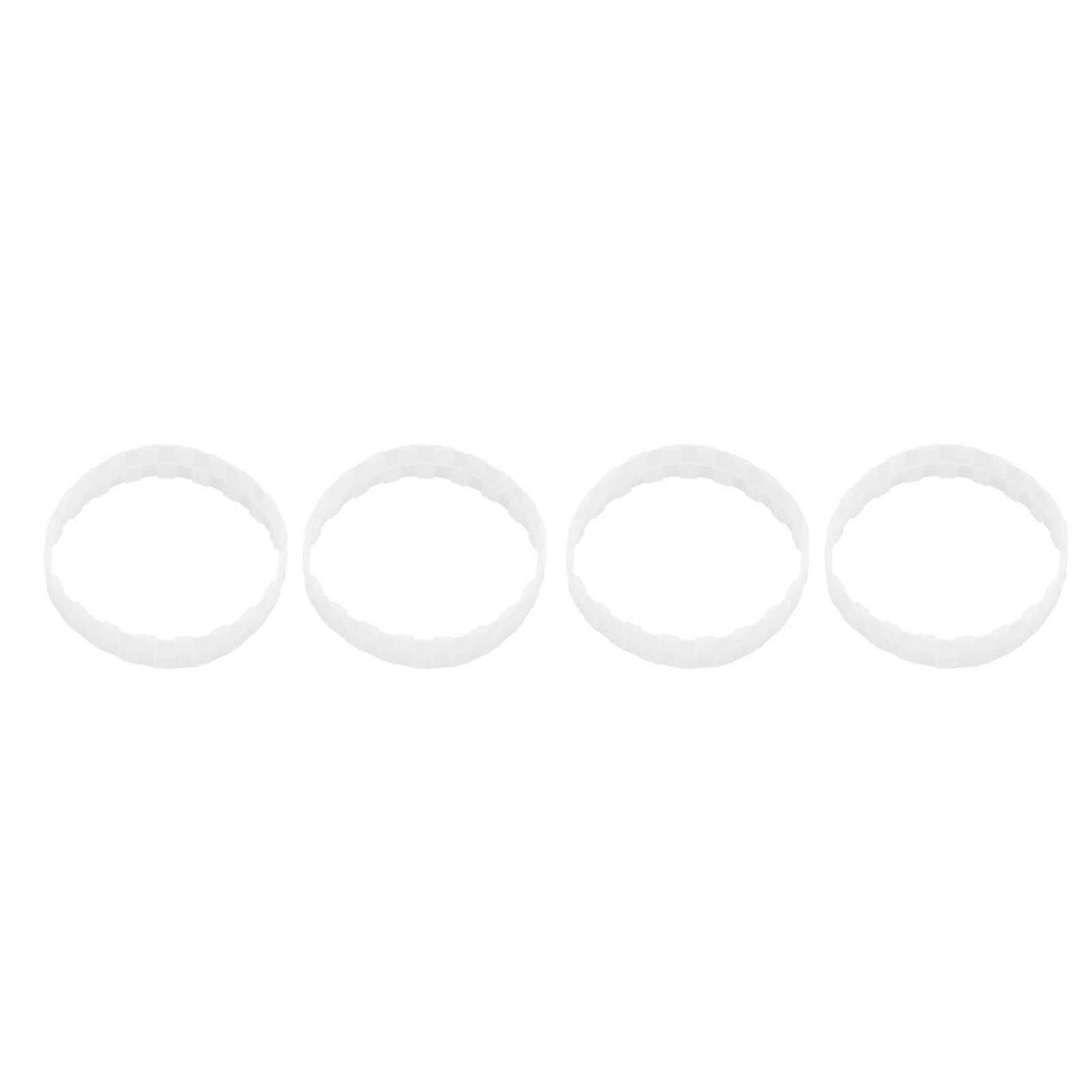 4Pcs Sweeping Robot Replacement Wheel Tire Rings Anti Wear Part for Xiaomi Sweeper V1294-YM0523-3113210321111
