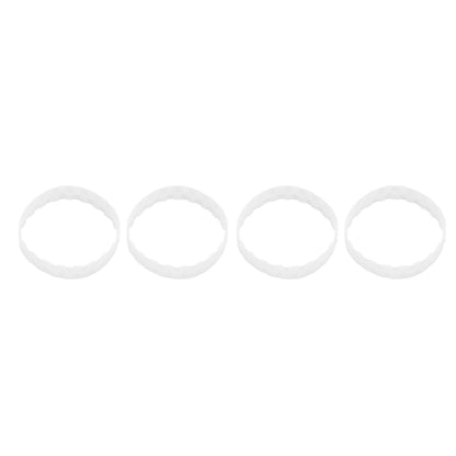 4Pcs Sweeping Robot Replacement Wheel Tire Rings Anti Wear Part for Xiaomi Sweeper V1294-YM0523-3113210321111