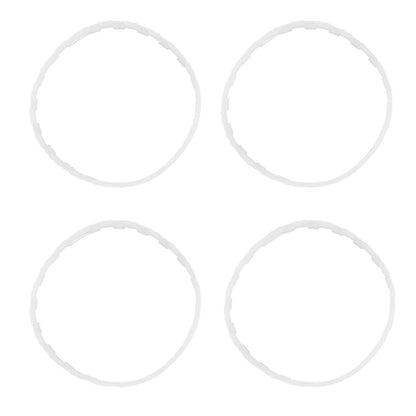 4Pcs Sweeping Robot Replacement Wheel Tire Rings Anti Wear Part for Xiaomi Sweeper V1294-YM0523-3113210321111