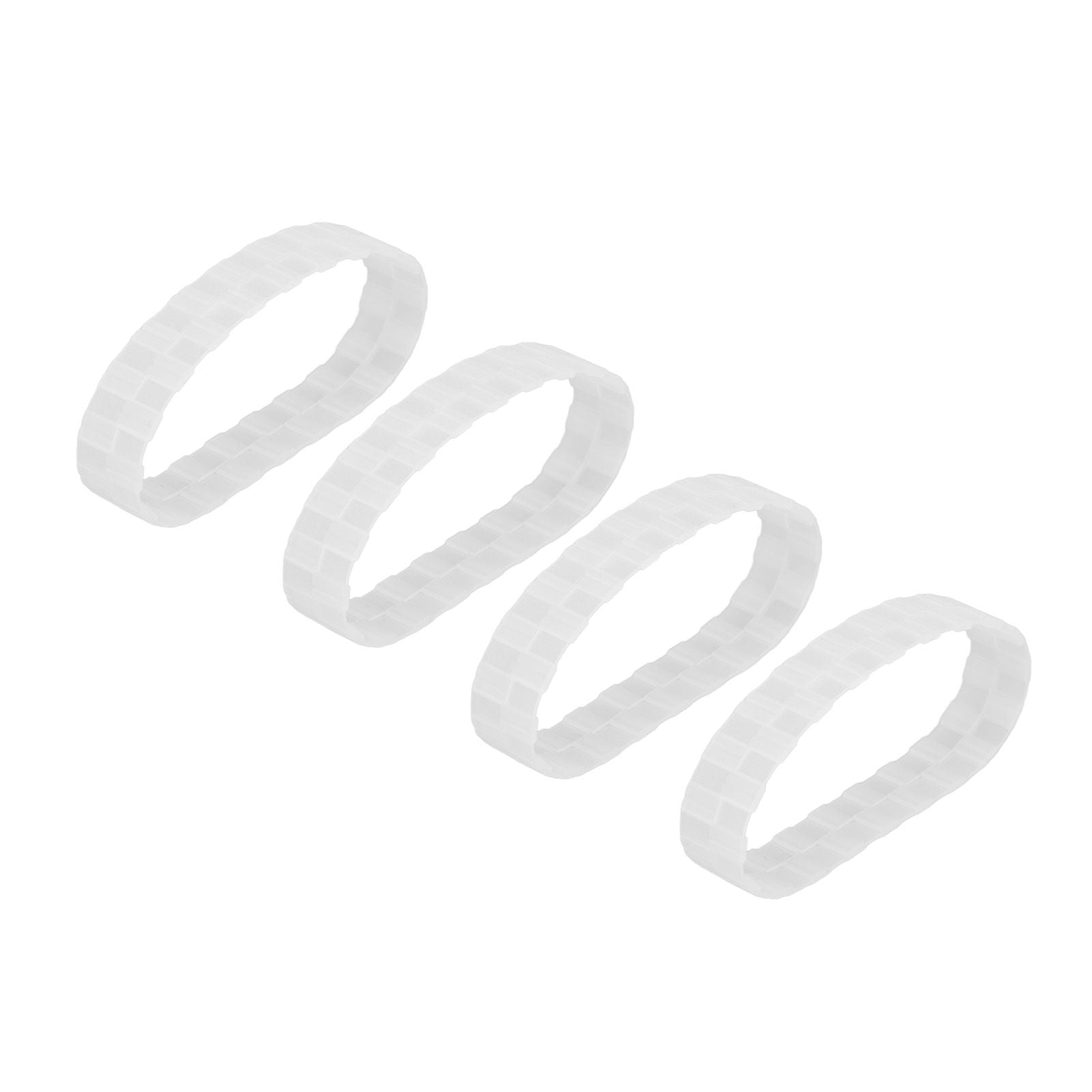 4Pcs Sweeping Robot Replacement Wheel Tire Rings Anti Wear Part for Xiaomi Sweeper V1294-YM0523-3113210321111