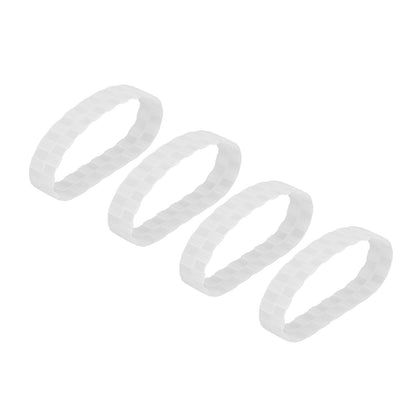 4Pcs Sweeping Robot Replacement Wheel Tire Rings Anti Wear Part for Xiaomi Sweeper V1294-YM0523-3113210321111