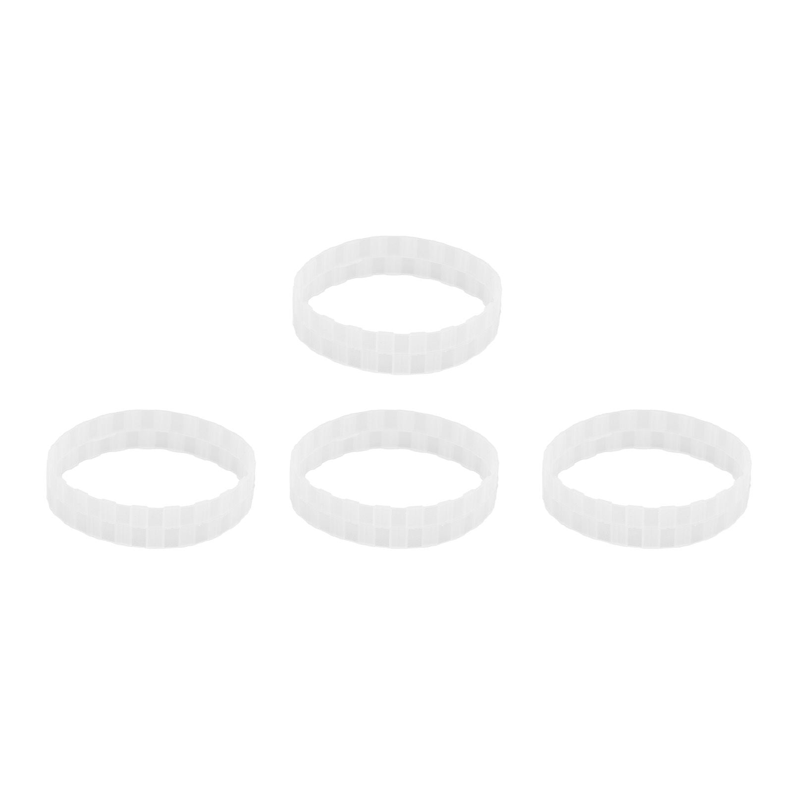 4Pcs Sweeping Robot Replacement Wheel Tire Rings Anti Wear Part for Xiaomi Sweeper V1294-YM0523-3113210321111