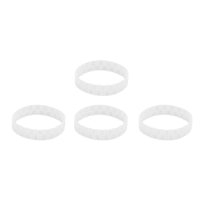 4Pcs Sweeping Robot Replacement Wheel Tire Rings Anti Wear Part for Xiaomi Sweeper V1294-YM0523-3113210321111