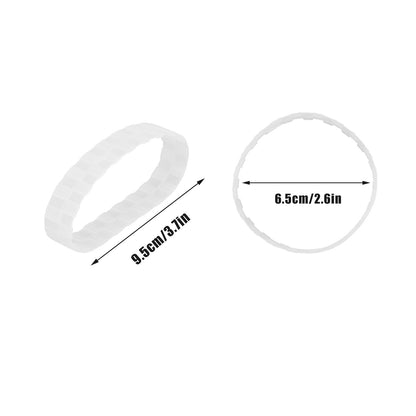 4Pcs Sweeping Robot Replacement Wheel Tire Rings Anti Wear Part for Xiaomi Sweeper V1294-YM0523-3113210321111