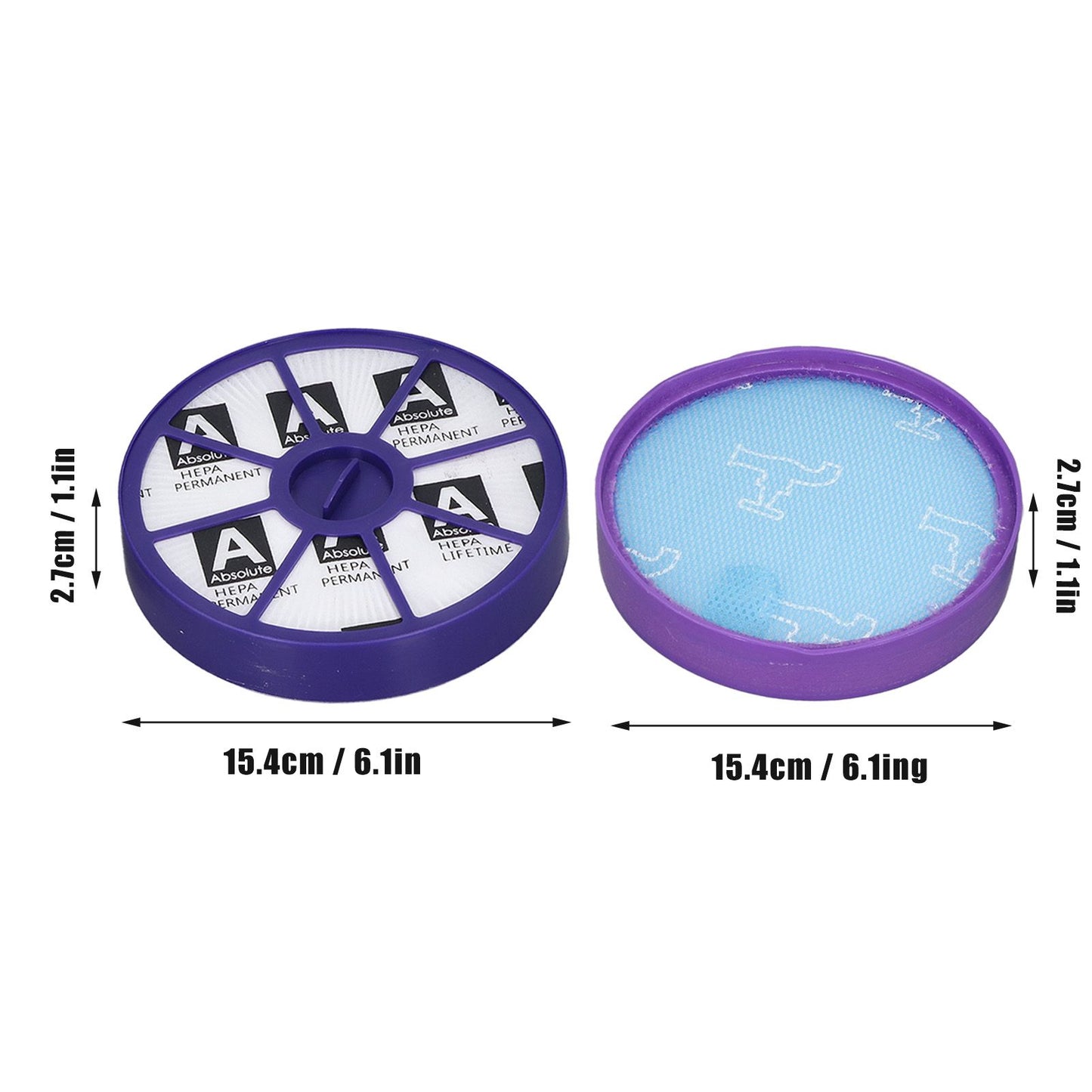 Front Back Motor Filter Kit for DC19 DC20 DC21 DC29 Front Filter Element DC08/05/04 Filter Screen V1294-YM0523-3113210322311