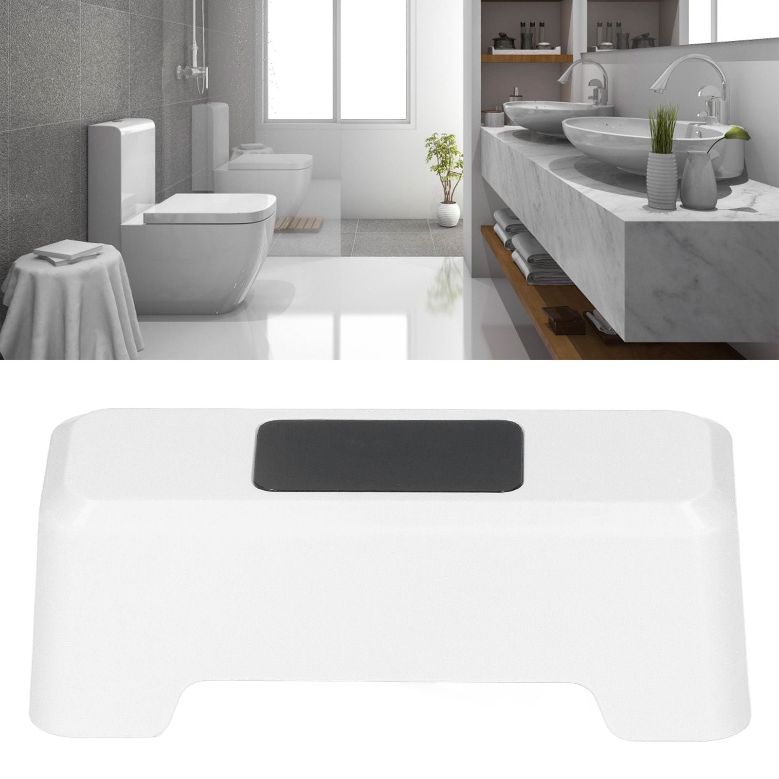 Automatic Touchless Toilet Flusher External Infrared 0.25S Induction Smart Toilet Flushing SensorWhite V1294-YM0523-3113210322411