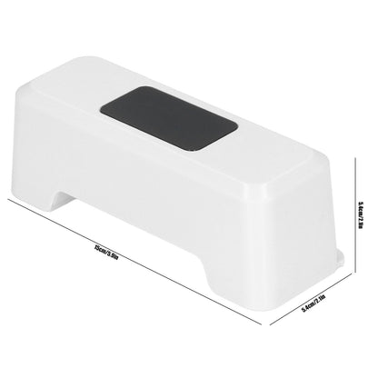 Automatic Touchless Toilet Flusher External Infrared 0.25S Induction Smart Toilet Flushing SensorWhite V1294-YM0523-3113210322411