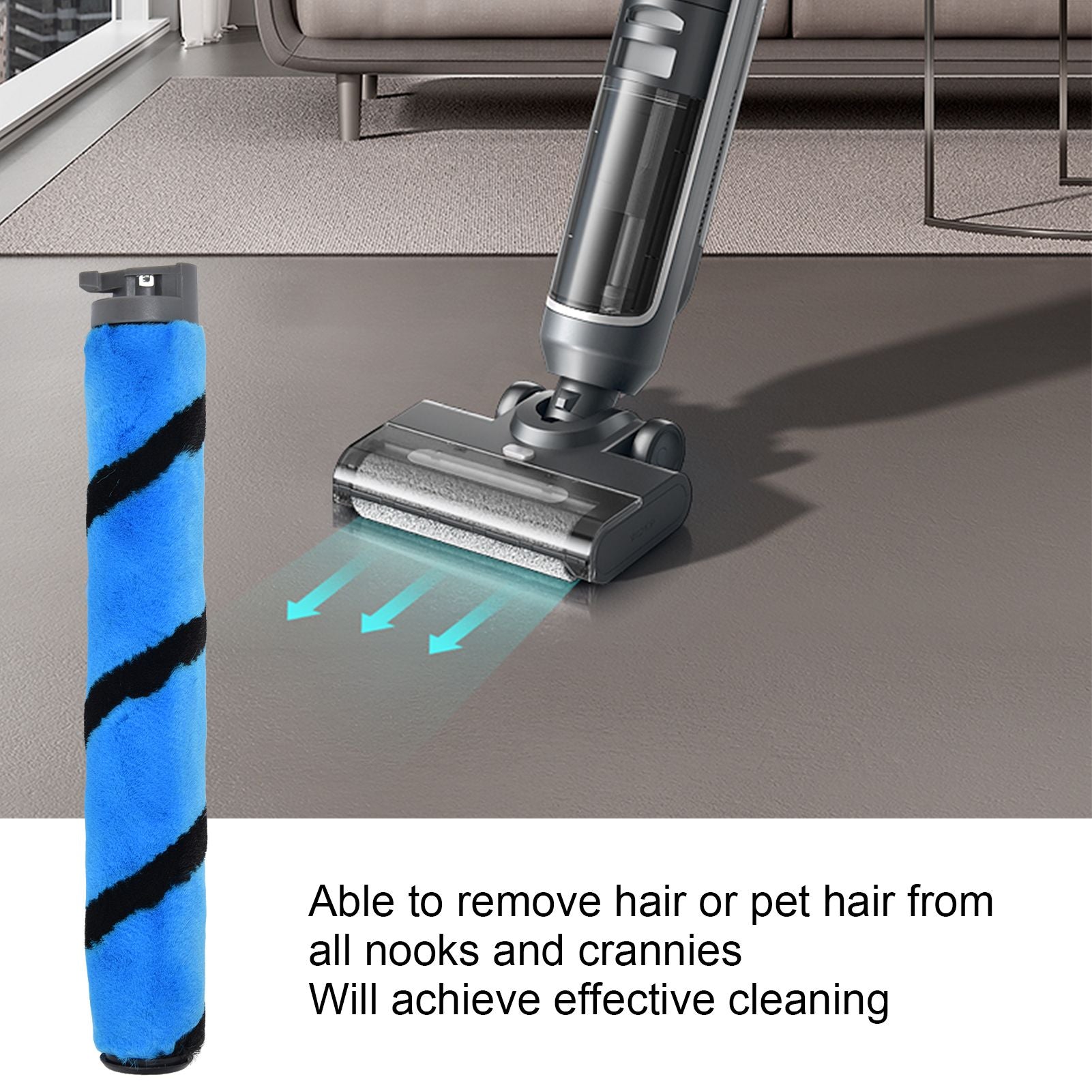 Vacuum Cleaner Main Brush Replacement Brush Roller Accessory for SHARK HZ2000 HZ2002 V1294-YM0523-3113210322511