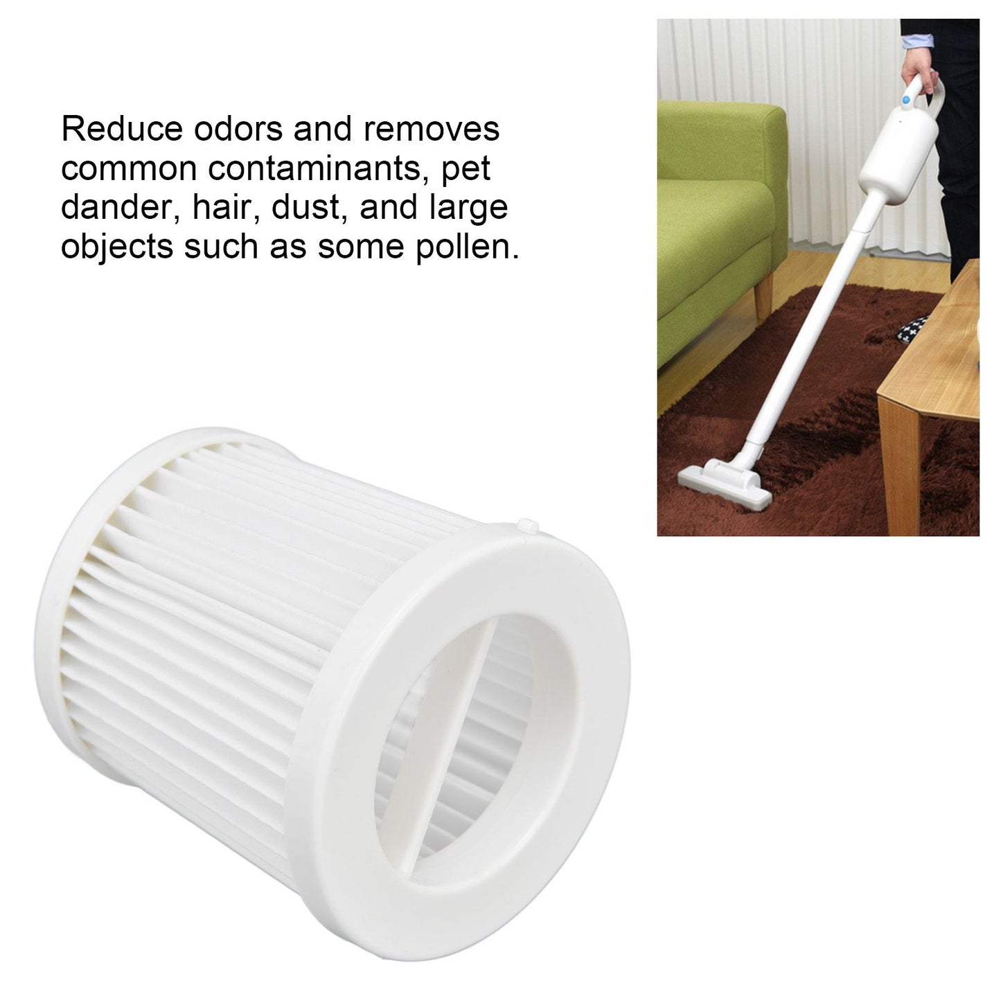 3pcs Vacuum Cleaner Filter Element for +/-0 XJCY010A 020 Vacuum Cleaner Accessories V1294-YM0523-3113210323411