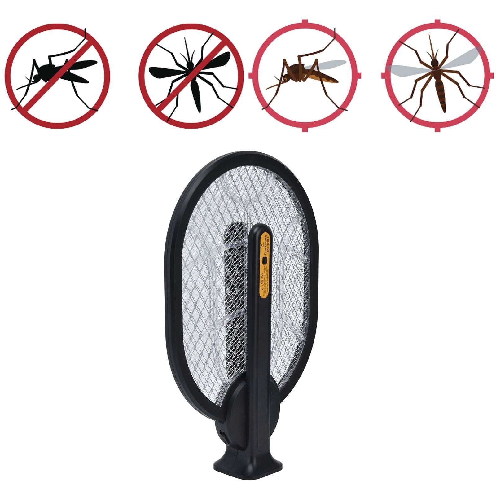 Electric Fly Swatter Multifunction 2 in 1 USB Rechargeable Electric Fly Bat for Home V1294-YM0523-3113210323711