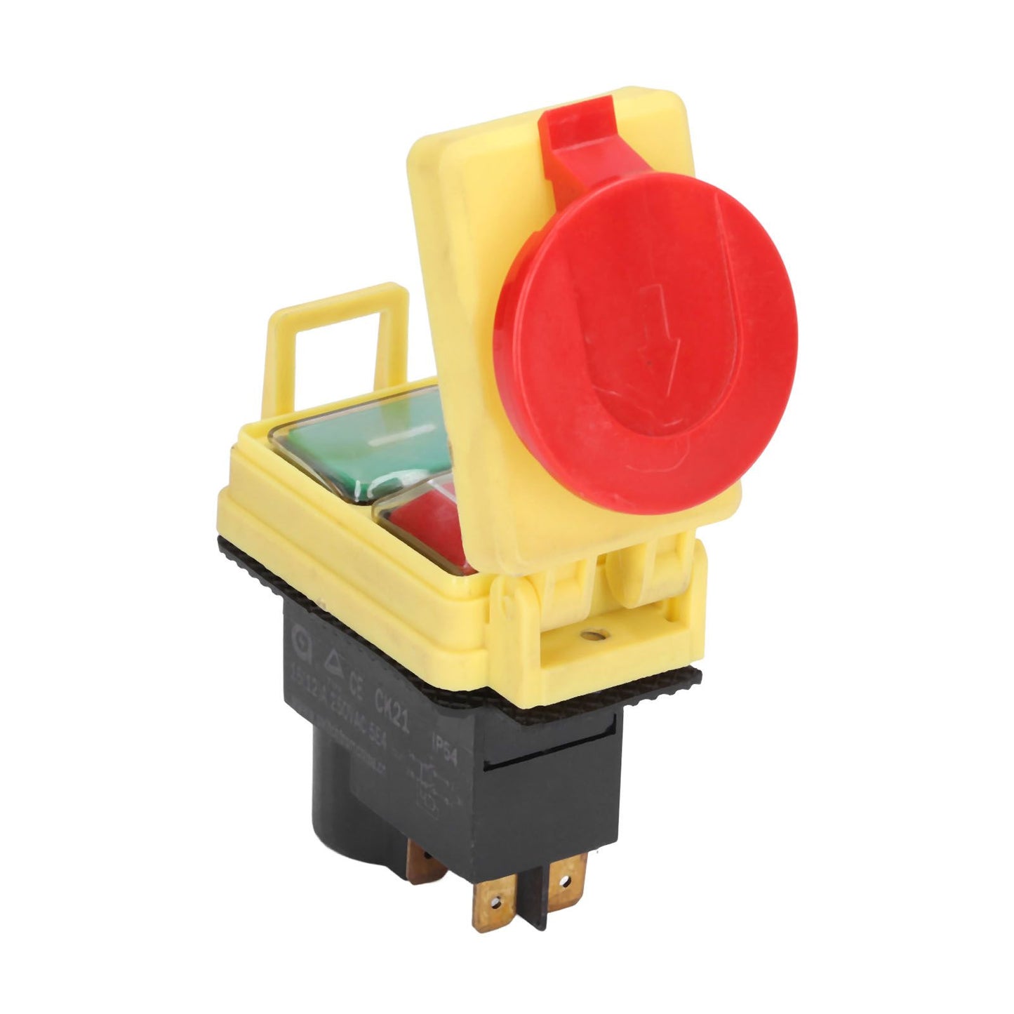 250V Industrial Electromagnetic Switch Waterproof ON Off Push Button Switches for Cutting Machine V1294-YM0523-3113210324011