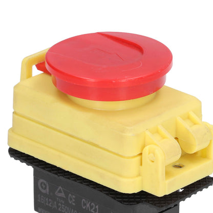 250V Industrial Electromagnetic Switch Waterproof ON Off Push Button Switches for Cutting Machine V1294-YM0523-3113210324011