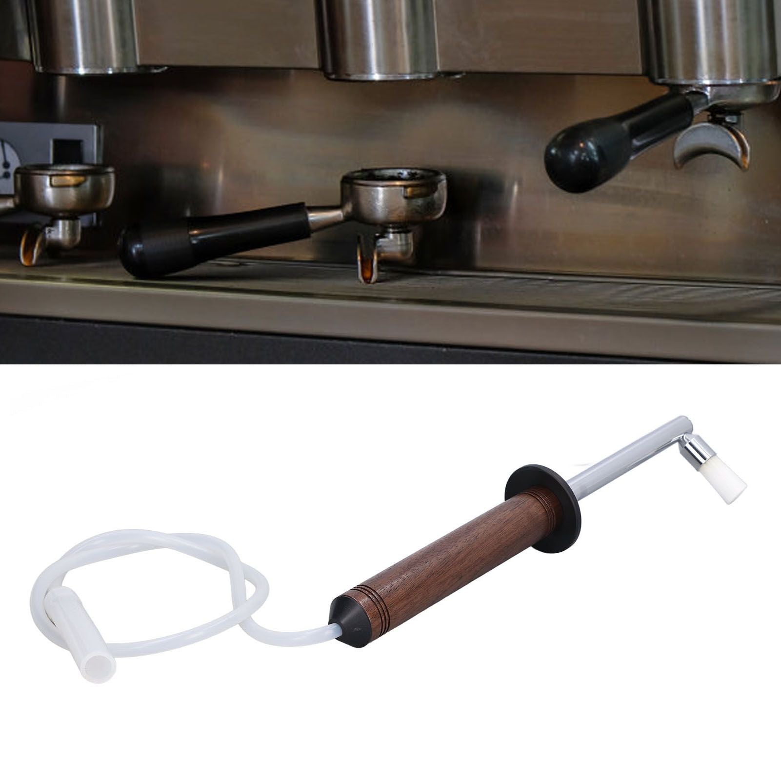 High Pressure Steam Coffee Machine Cleaning Brush Tool Detachable Fast Heat Dissipation for Kitchen Bar V1294-YM0523-3113210324711