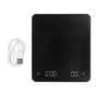 Electronic Coffee Scale LCD Display Switchable G OZ Ml 3kg USB Charging Multifunction High Accuracy V1294-YM0523-3113210324811
