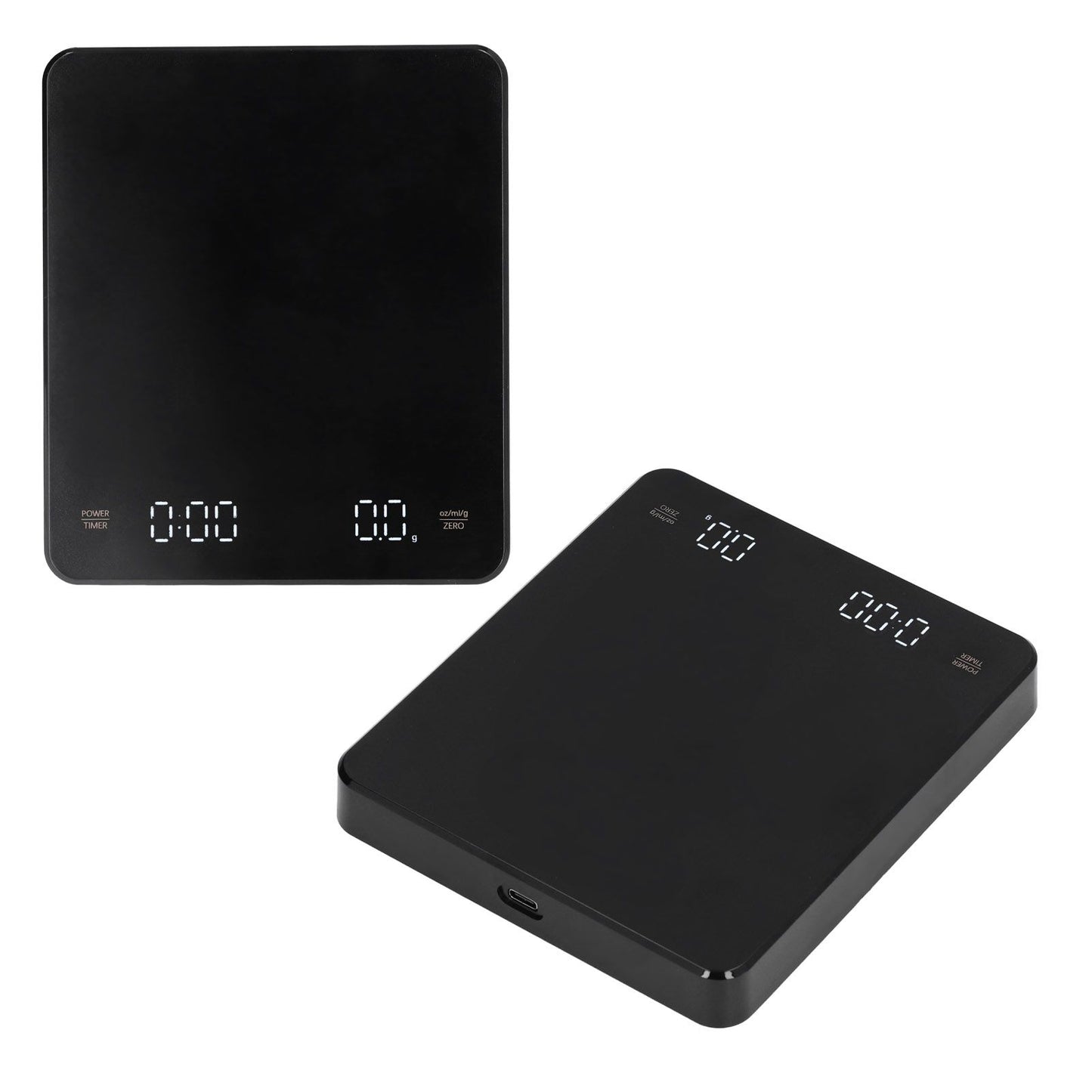 Electronic Coffee Scale LCD Display Switchable G OZ Ml 3kg USB Charging Multifunction High Accuracy V1294-YM0523-3113210324811
