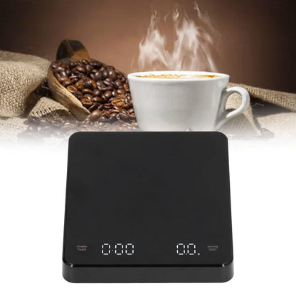 Electronic Coffee Scale LCD Display Switchable G OZ Ml 3kg USB Charging Multifunction High Accuracy V1294-YM0523-3113210324811