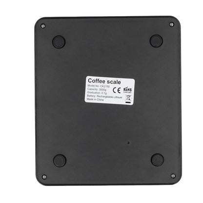 Electronic Coffee Scale LCD Display Switchable G OZ Ml 3kg USB Charging Multifunction High Accuracy V1294-YM0523-3113210324811