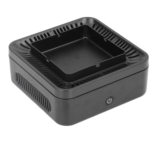 Smokeless Ashtray Gray Home Office Desktop USB Charging Large Air Volume Negative Ion Ashtray Purifier V1294-YM0523-3113210325111