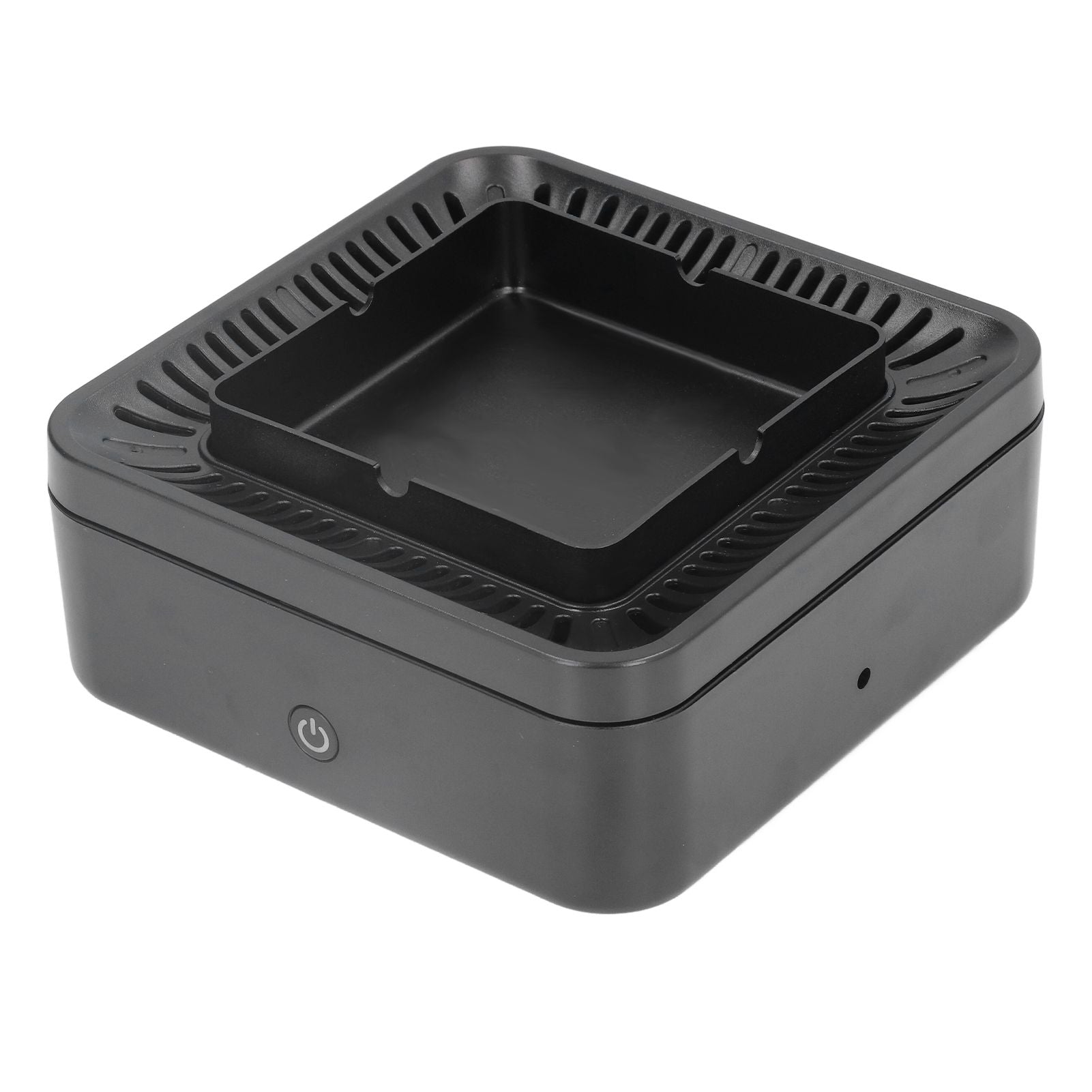 Smokeless Ashtray Gray Home Office Desktop USB Charging Large Air Volume Negative Ion Ashtray Purifier V1294-YM0523-3113210325111