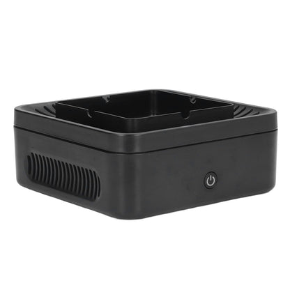 Smokeless Ashtray Gray Home Office Desktop USB Charging Large Air Volume Negative Ion Ashtray Purifier V1294-YM0523-3113210325111