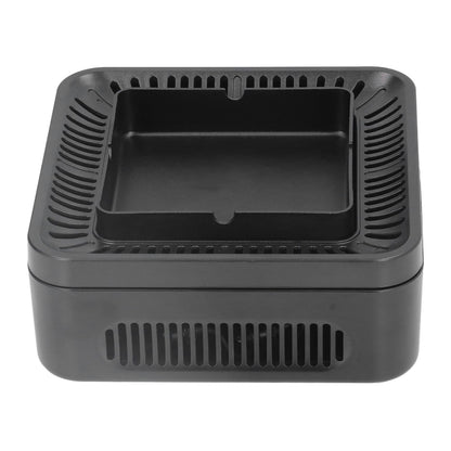 Smokeless Ashtray Gray Home Office Desktop USB Charging Large Air Volume Negative Ion Ashtray Purifier V1294-YM0523-3113210325111