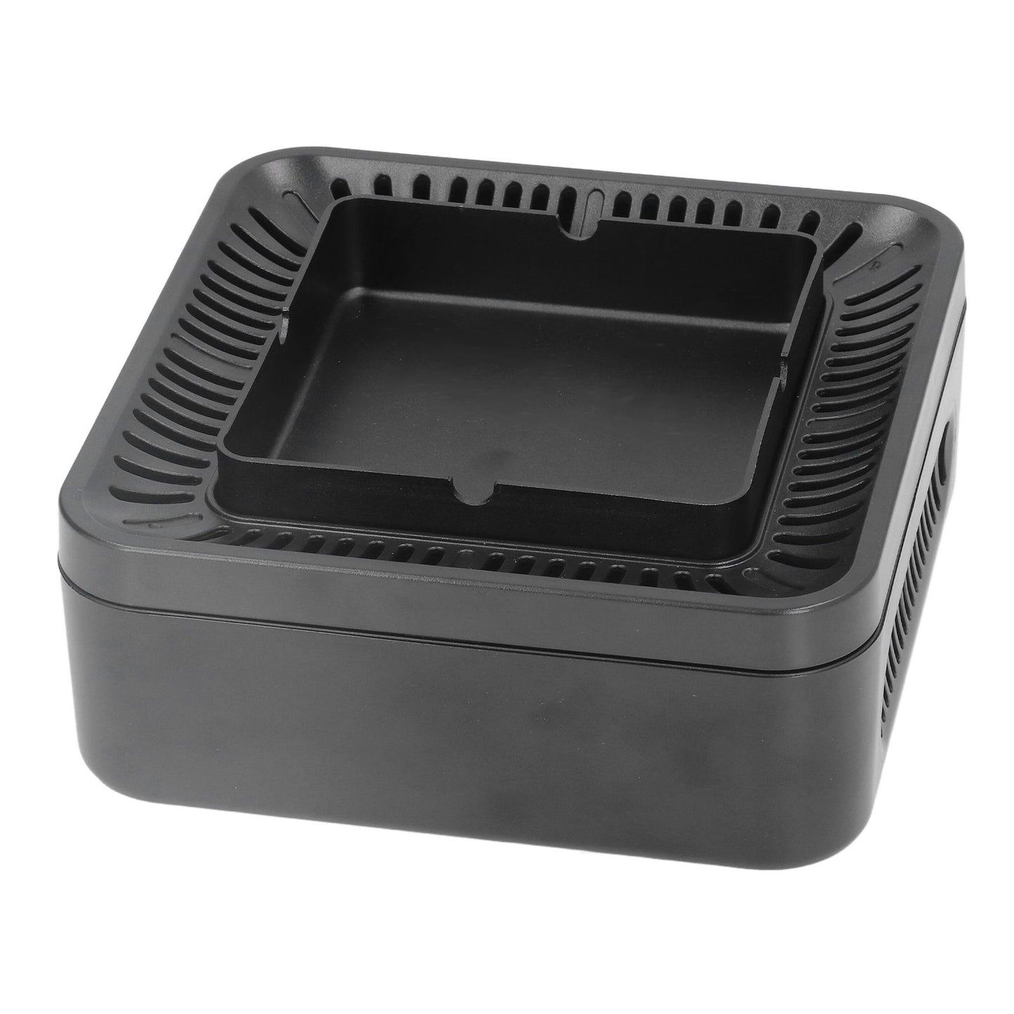 Smokeless Ashtray Gray Home Office Desktop USB Charging Large Air Volume Negative Ion Ashtray Purifier V1294-YM0523-3113210325111