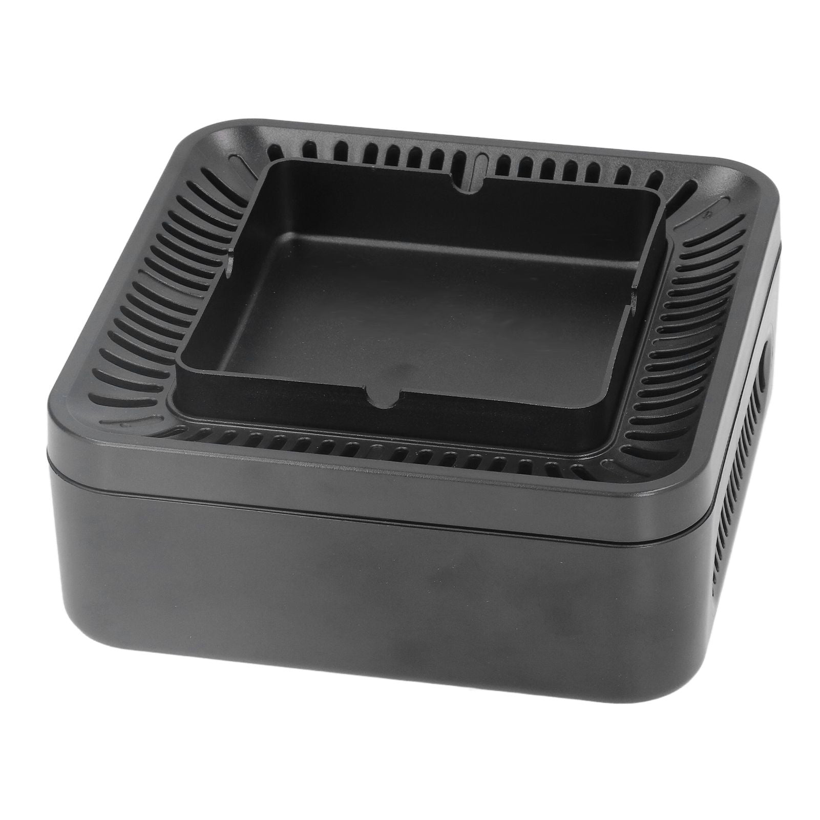 Smokeless Ashtray Gray Home Office Desktop USB Charging Large Air Volume Negative Ion Ashtray Purifier V1294-YM0523-3113210325111