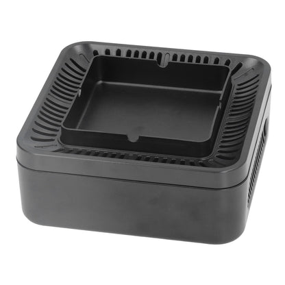 Smokeless Ashtray Gray Home Office Desktop USB Charging Large Air Volume Negative Ion Ashtray Purifier V1294-YM0523-3113210325111