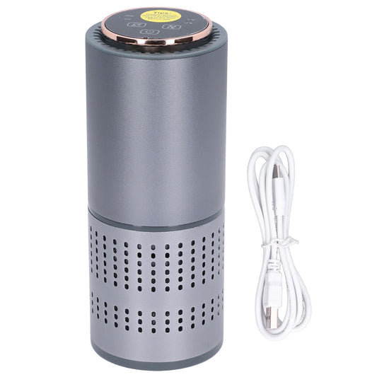 Car Air Purifier Home Car USB Power Supply Odor Removal Purple Light Negative Ion Air Purifier Freshener V1294-YM0523-3113210325211