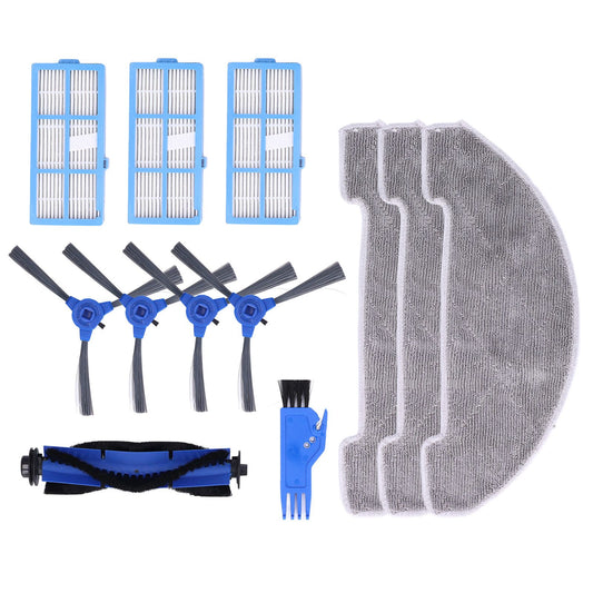 Robotic Vacuum Cleaner Kit with Side Brush Rag Filter Main Brush for Proscenic 850T Clean Suits V1294-YM0523-3113210326411
