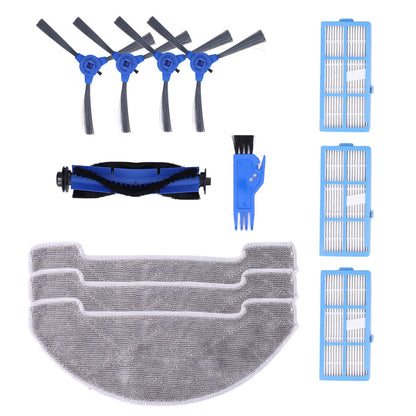 Robotic Vacuum Cleaner Kit with Side Brush Rag Filter Main Brush for Proscenic 850T Clean Suits V1294-YM0523-3113210326411