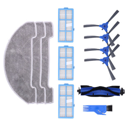 Robotic Vacuum Cleaner Kit with Side Brush Rag Filter Main Brush for Proscenic 850T Clean Suits V1294-YM0523-3113210326411
