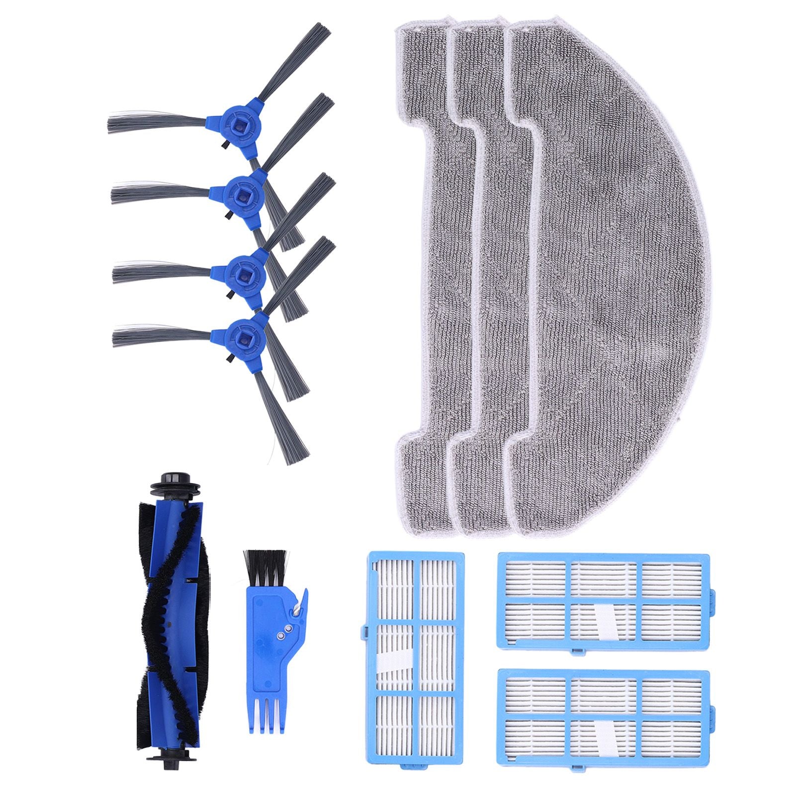 Robotic Vacuum Cleaner Kit with Side Brush Rag Filter Main Brush for Proscenic 850T Clean Suits V1294-YM0523-3113210326411