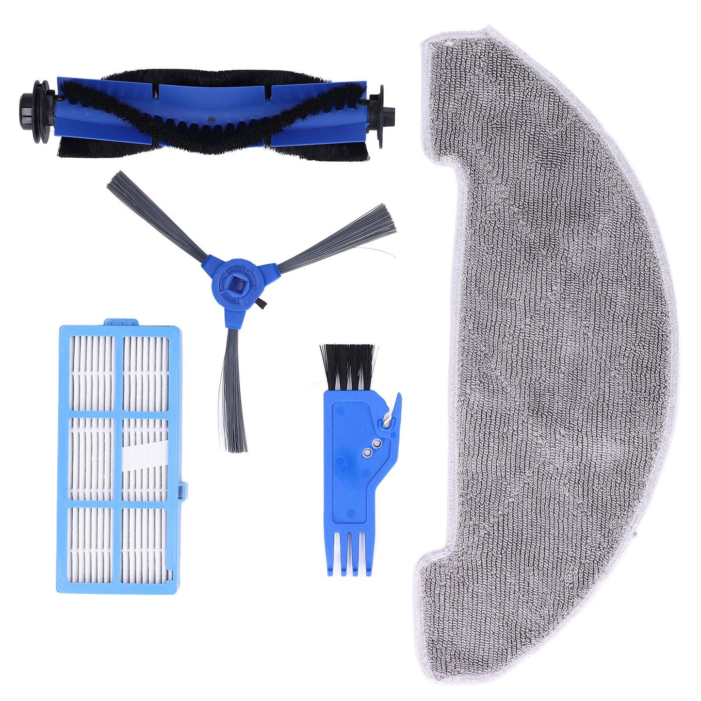 Robotic Vacuum Cleaner Kit with Side Brush Rag Filter Main Brush for Proscenic 850T Clean Suits V1294-YM0523-3113210326411