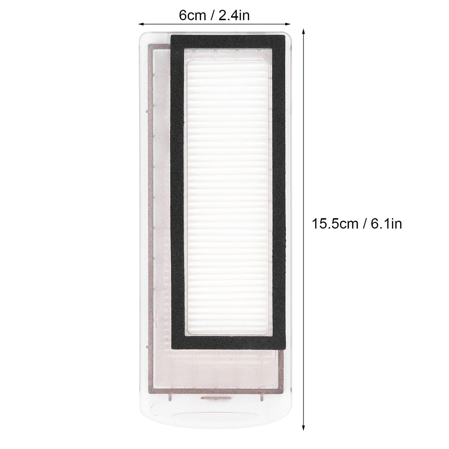2Pcs Robot Vacuum Cleaner Filter Replacement Sweeper Filters Screen for NARWAL J1 J2 V1294-YM0523-3113210326511