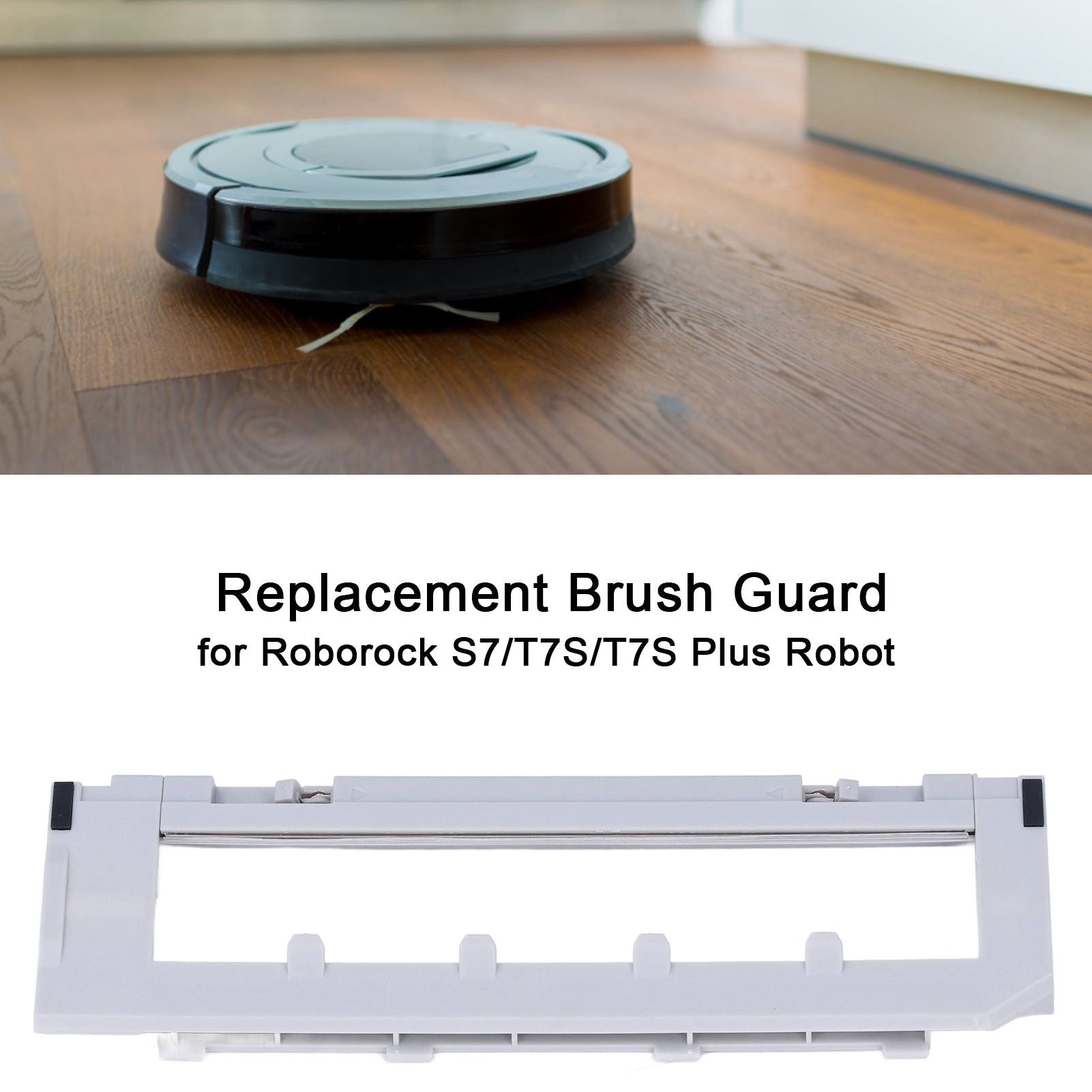 Main Brush Cover Replacement Plastic Brush Guard for Roborock S7 T7S T7S Plus Robot Parts V1294-YM0523-3113210326911