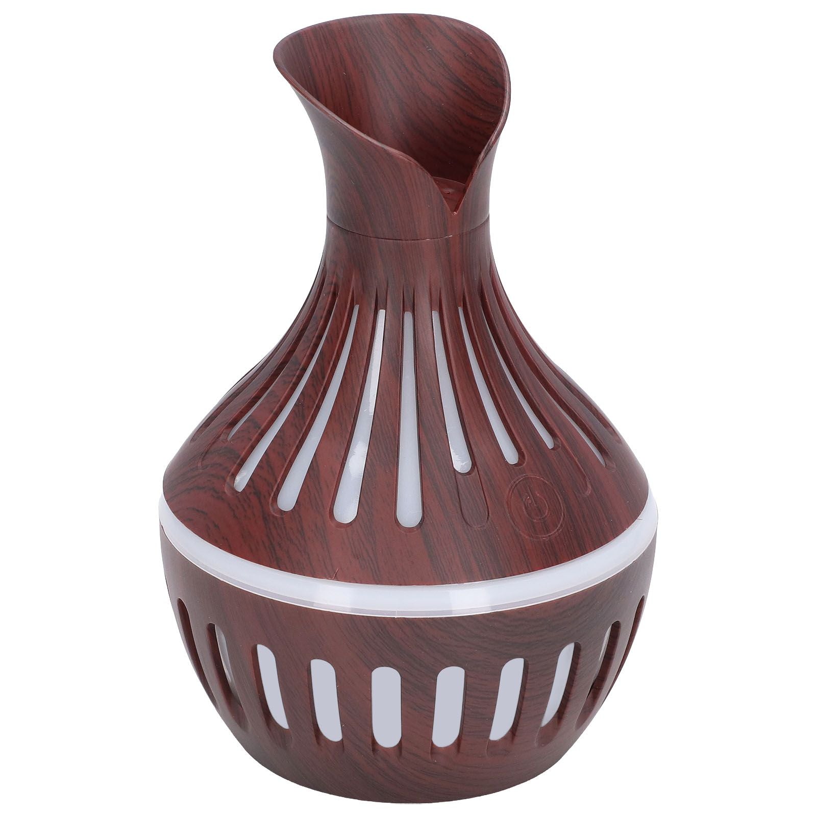 Wood Grain Humidifier USB Small Vase Night Light Mute Humidification Aromatherapy Machine 300ml V1294-YM0523-3113220001311