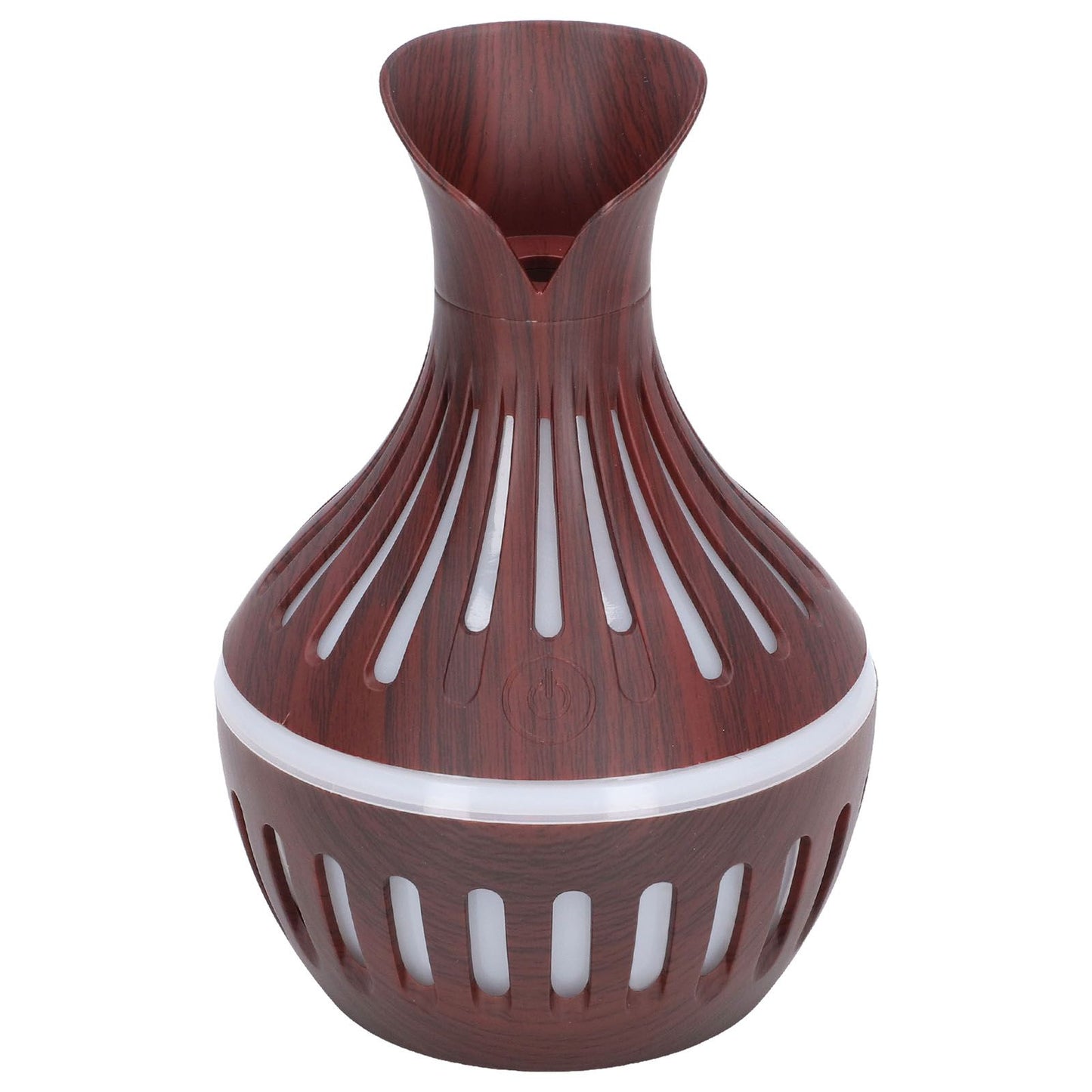 Wood Grain Humidifier USB Small Vase Night Light Mute Humidification Aromatherapy Machine 300ml V1294-YM0523-3113220001311