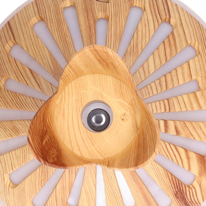 Wood Grain Air Humidifier ABS Aromatherapy Humidifiers for Household USB Charging 300ml V1294-YM0523-3113220001411