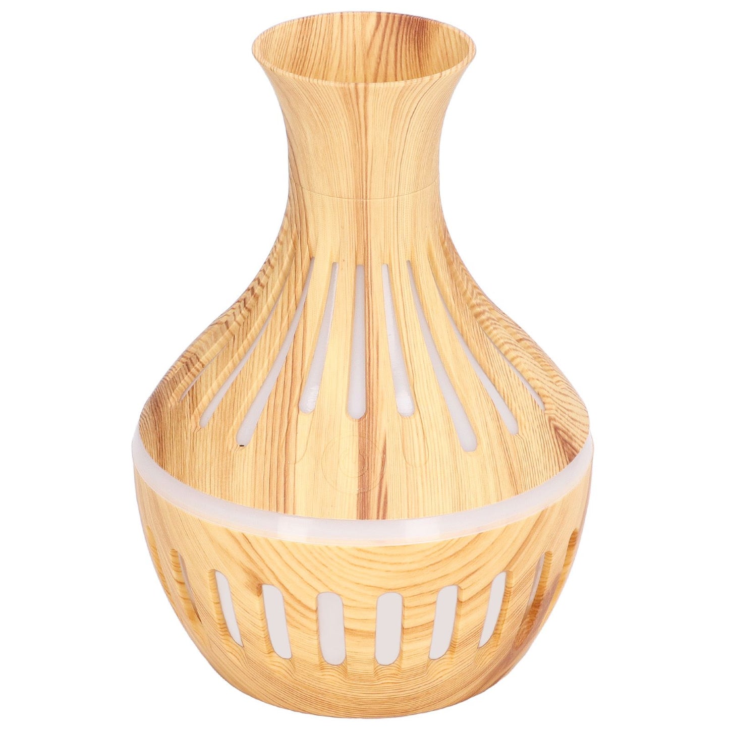 300ml Humidifier USB Powered Wood Grain Aromatherapy Diffuser with 7 Colors LED Light 5V 1A V1294-YM0523-3113220001611